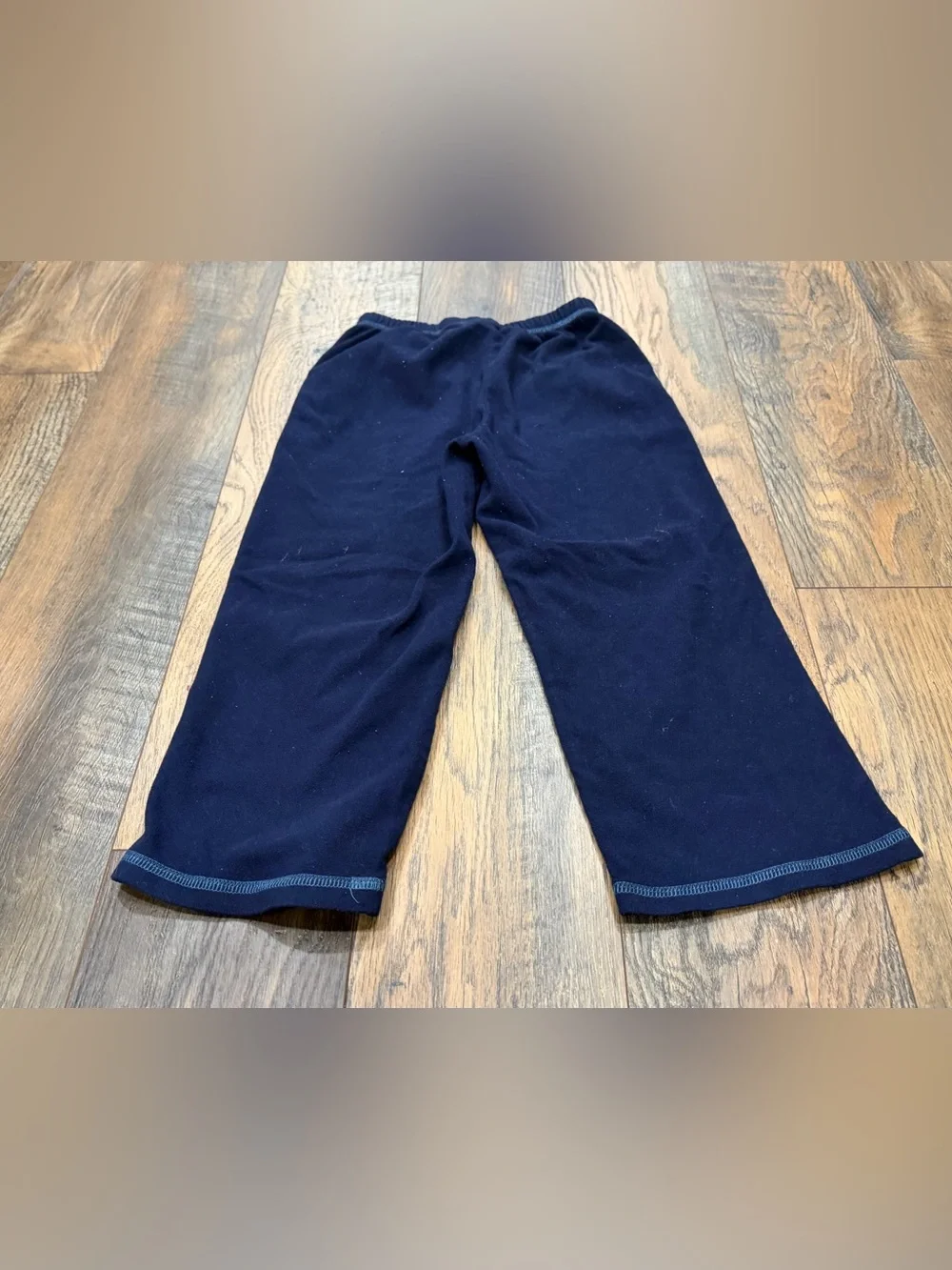 ST EVE Boy's Plaid Sleep Pant Microfleece Pajama Bottoms, Blue, Size 7